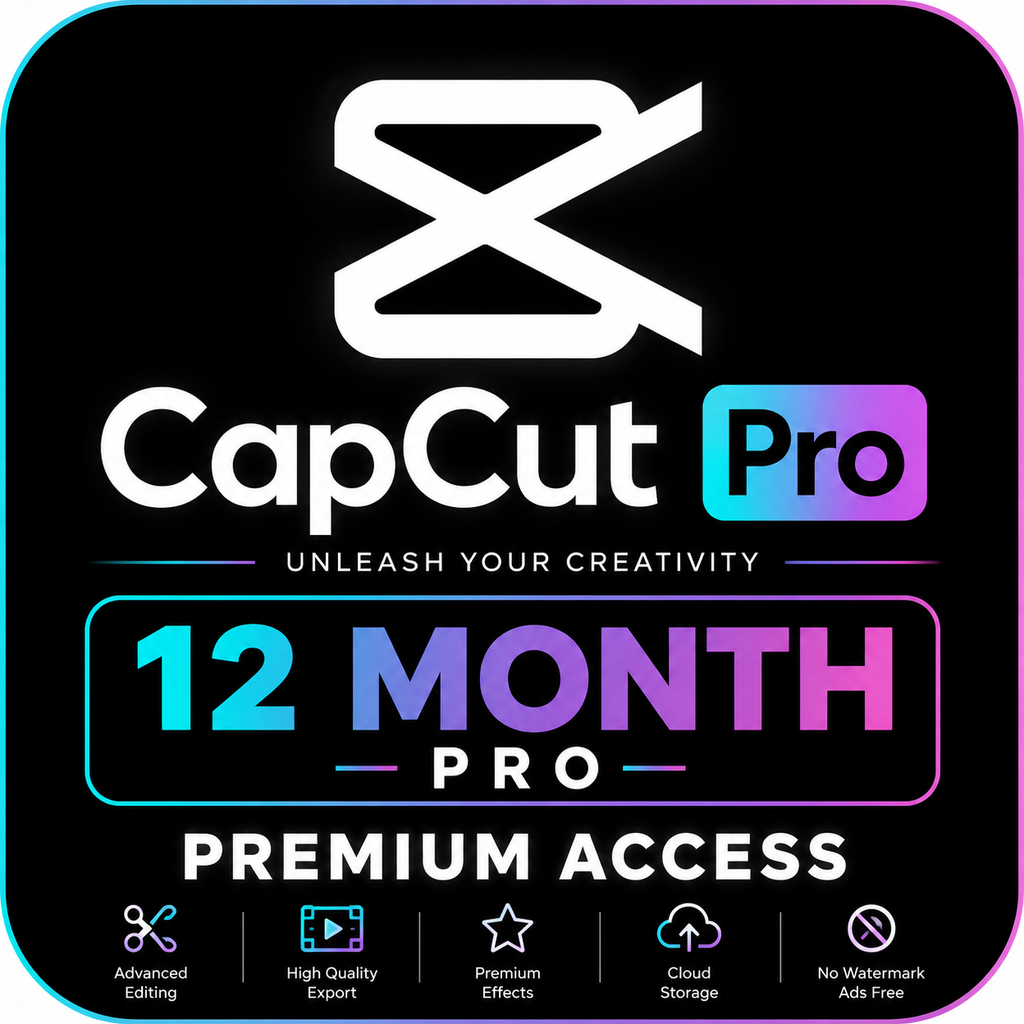 CapCut Pro — 12 Months | Activated on Personal Email