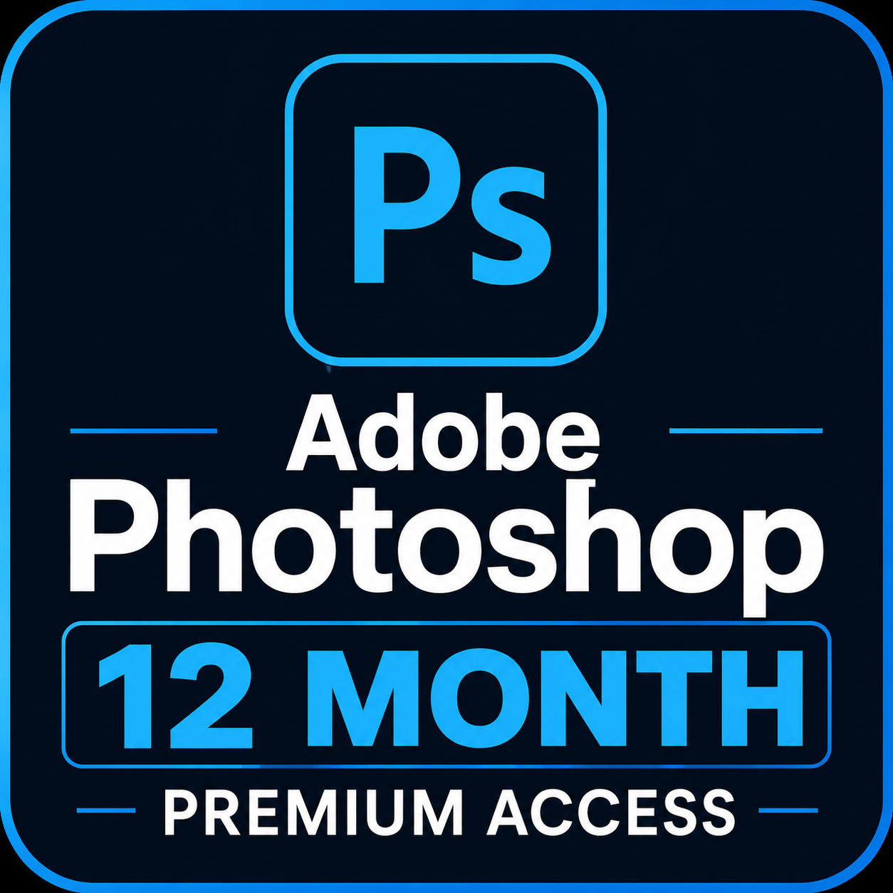 Adobe Photoshop — 12 Months | Activated on Personal Email