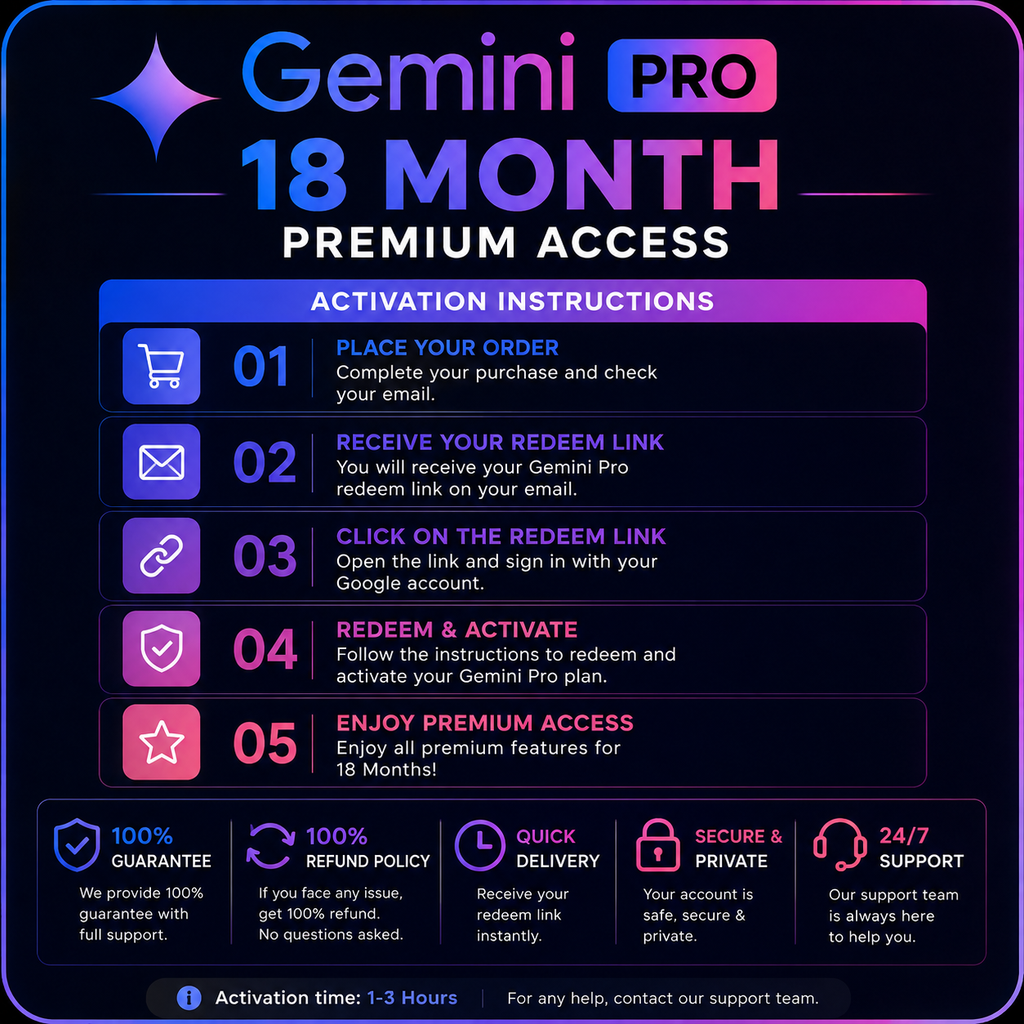 Gemini Pro — 18 Months Redeem Link