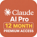 Claude Pro — 12 Months | Activated on Personal Email